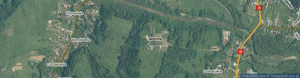 Zdjęcie satelitarne Osiedle Jedzinne os.